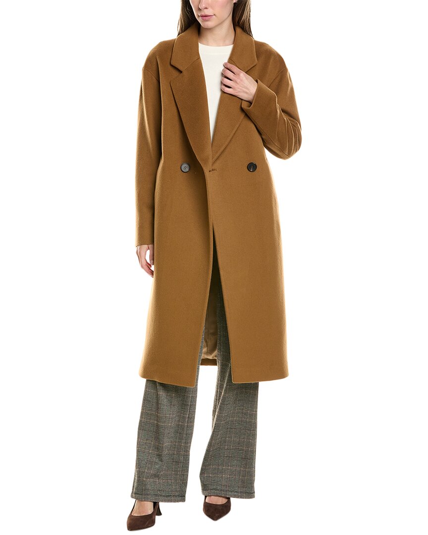 Fleurette Long Wool Coat Bluefly