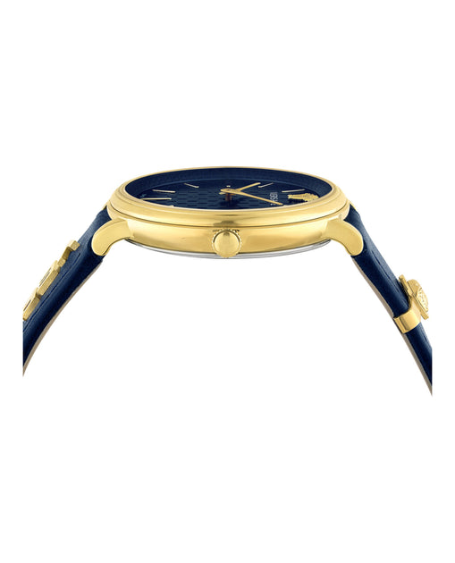 Versace Womens V-Circle Gold 38mm Strap Fashion Watch – Bluefly