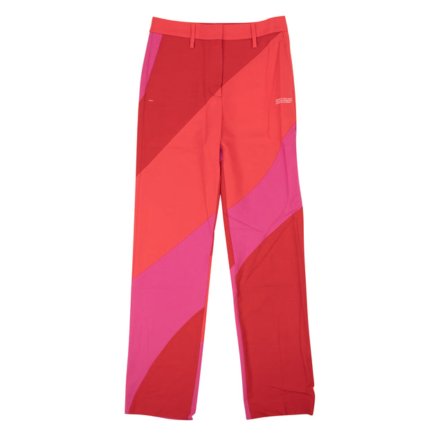 BODYFLIRT Diagonal Fly Trousers In Pink Size 10, $16