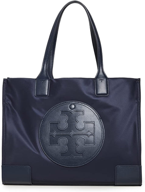 Tory Burch Ella Tote Bag - Navy - One Size