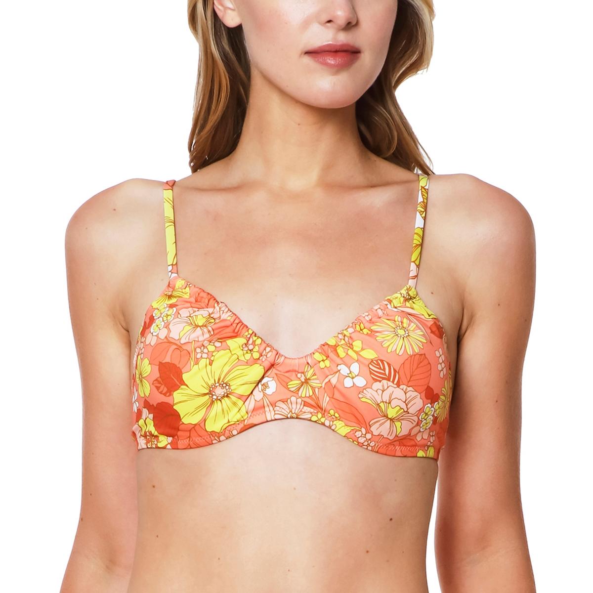 Womens Underwire Floral Bikini Swim top