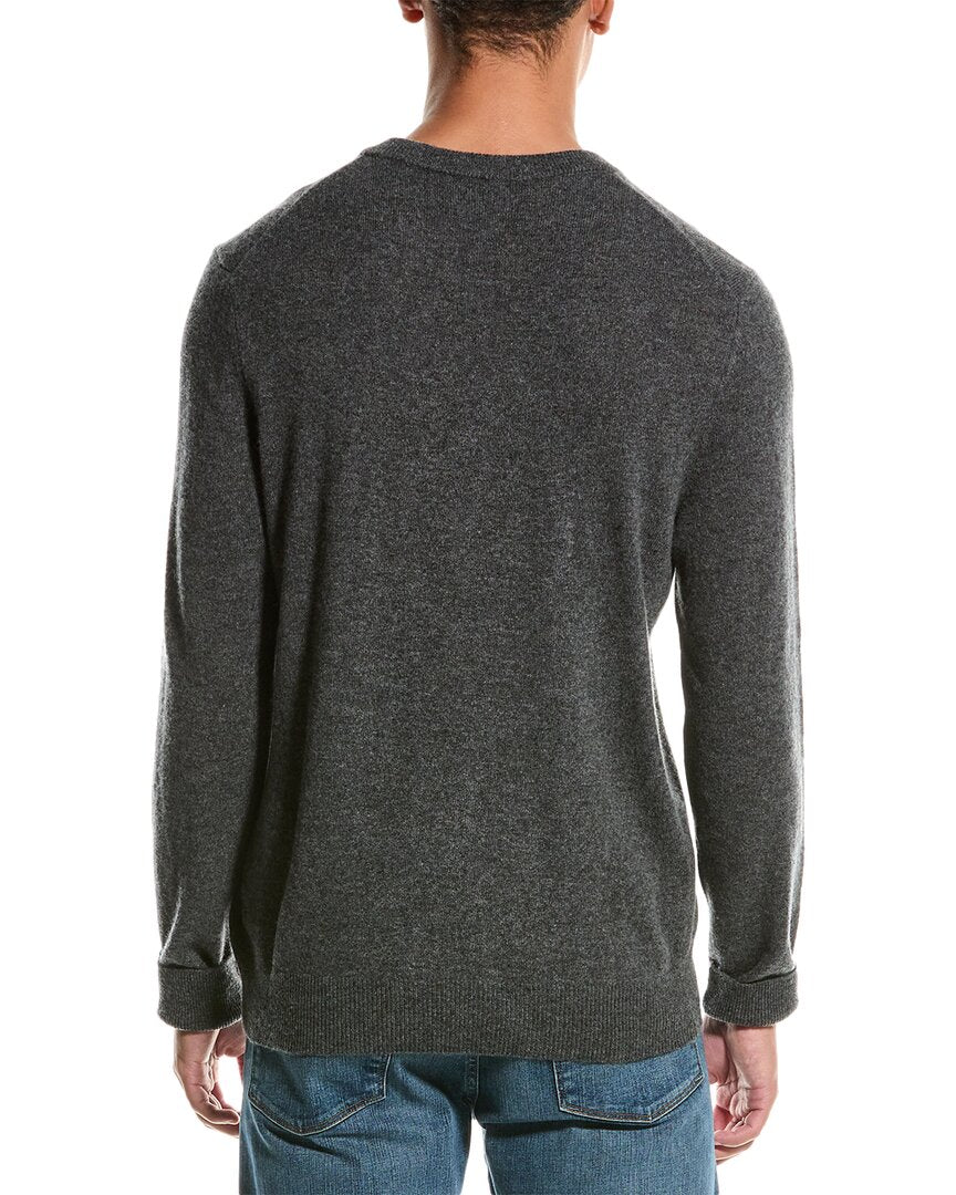 Qi Cashmere Solid Cashmere Crewneck Sweater