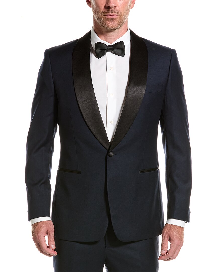 Cavalli Class 2Pc Wool Tuxedo Suit