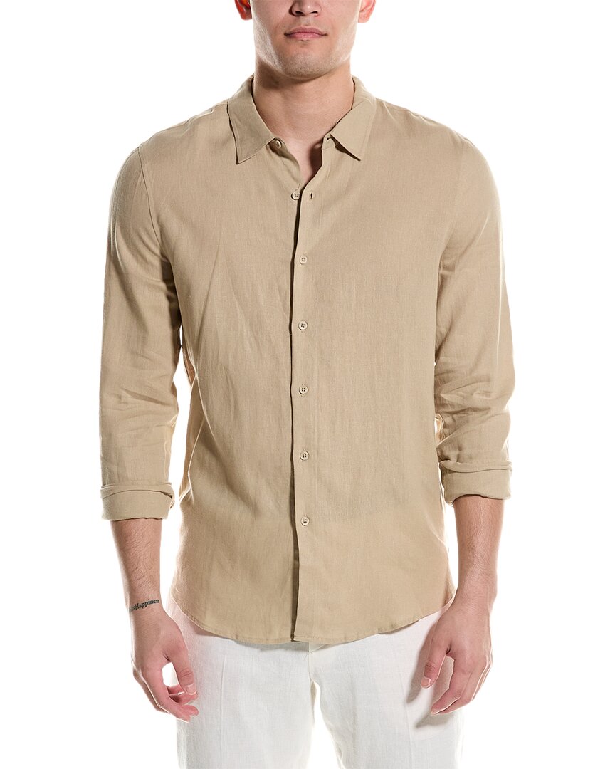 Onia Standard Linen-Blend Shirt