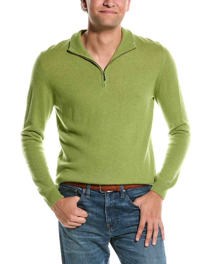 Forte Quarter Zip Cashmere Pullover