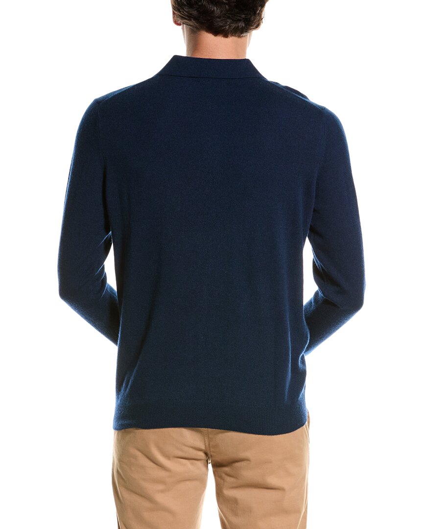 Forte Cashmere 3-Button Cashmere Polo Sweater