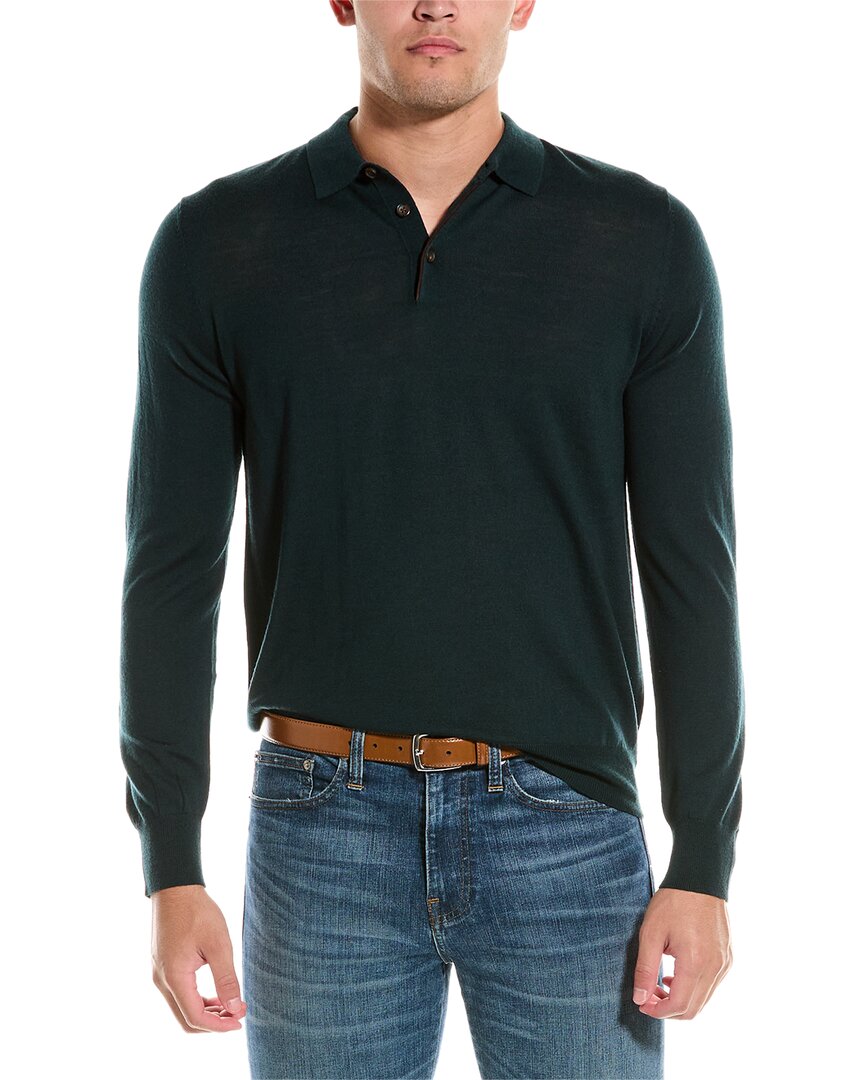 Bruno Magli Wool Polo Sweater