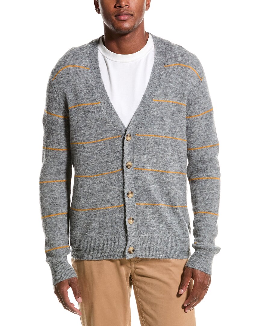 Atm Anthony Thomas Melillo Striped Alpaca-Blend Cardigan