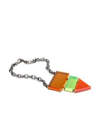 Bottega Veneta Multicolor Plexiglass Necklace4