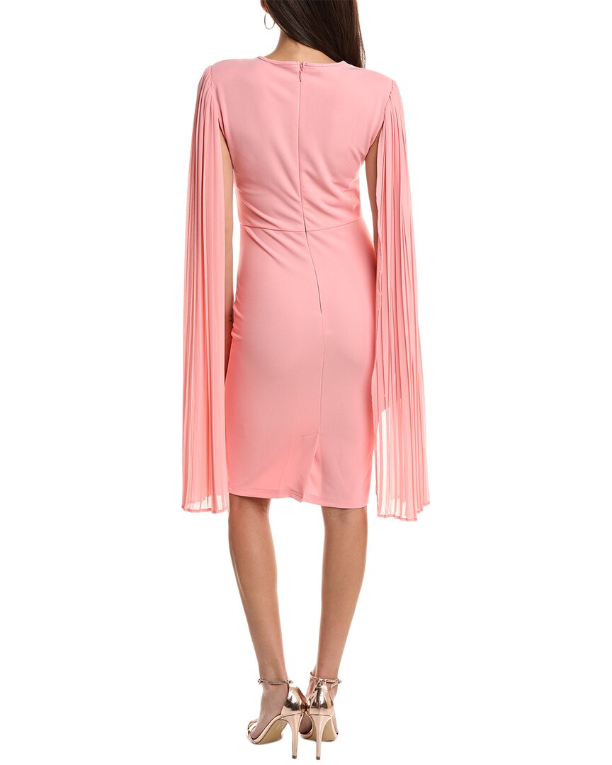 Bebe Cape Sleeve Sheath Dress