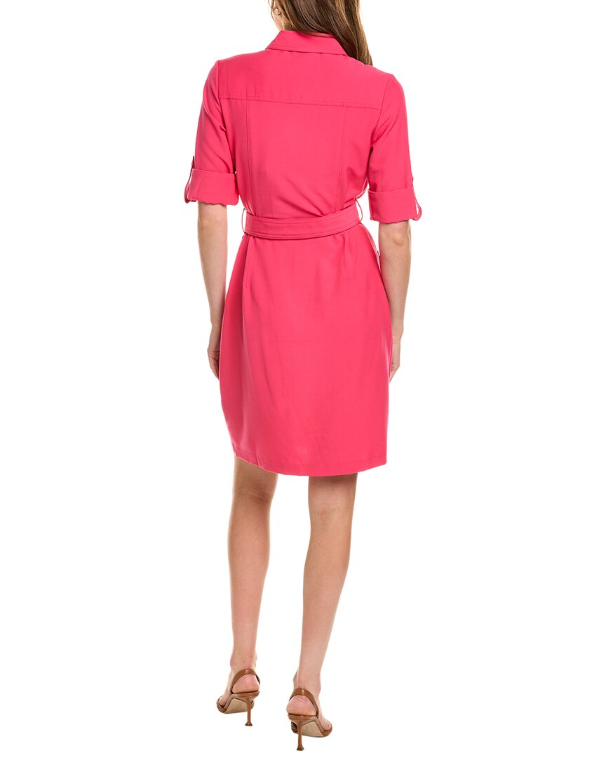 Sharagano Front Zip Sheath Dress