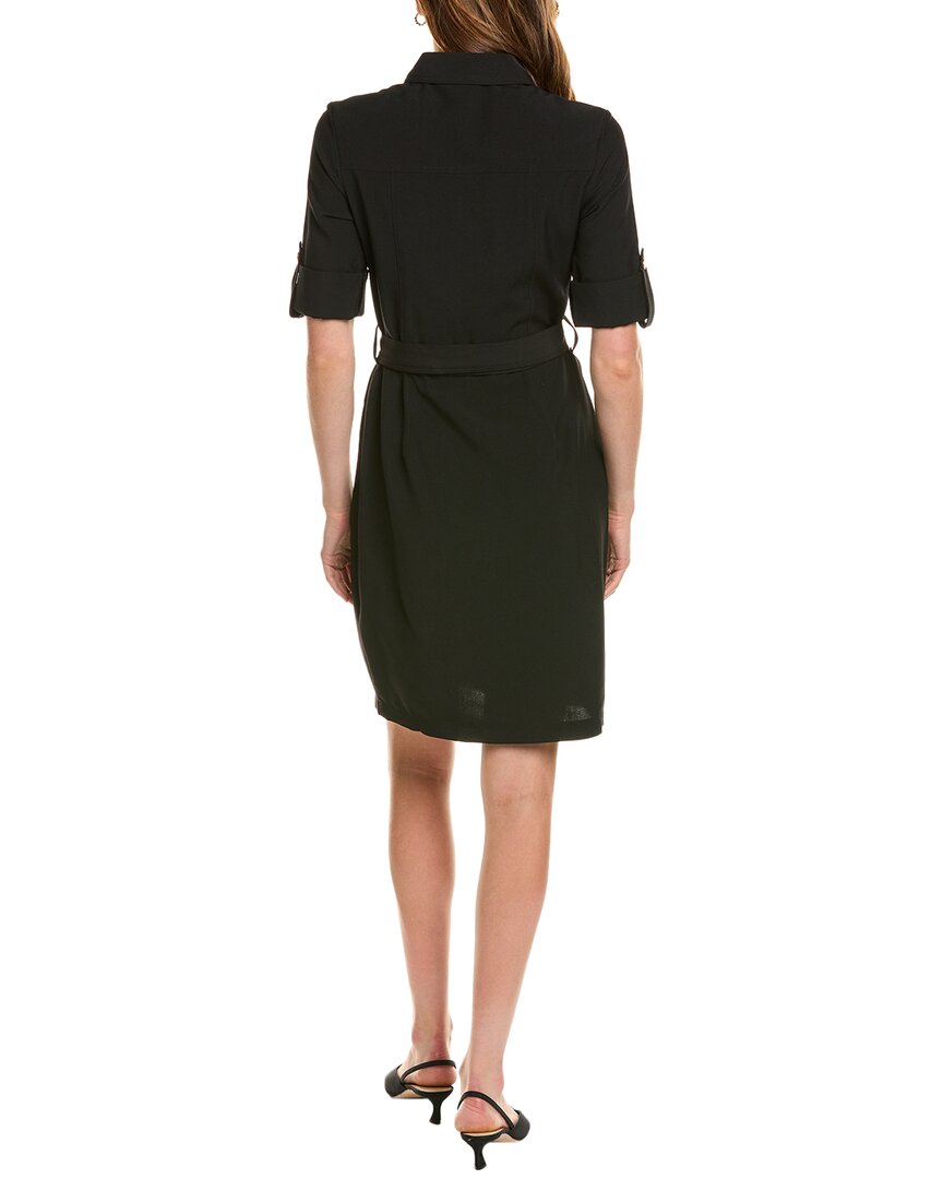 Sharagano Front Zip Sheath Dress