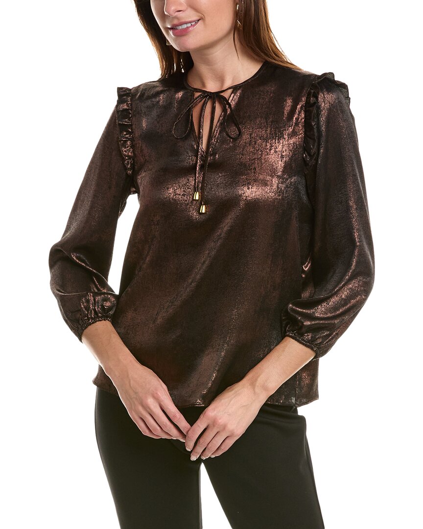 Nanette Nanette Lepore Metallic Top