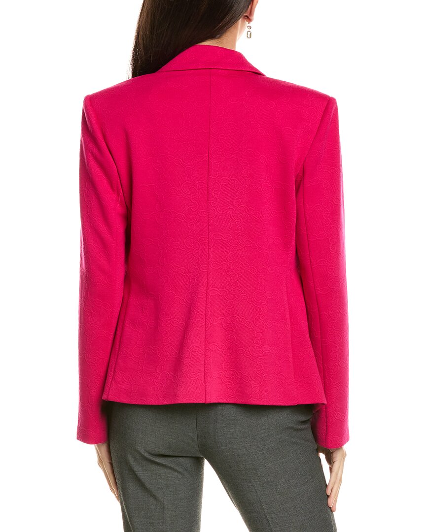 Badgley Mischka Chain Lock Jacquard Blazer