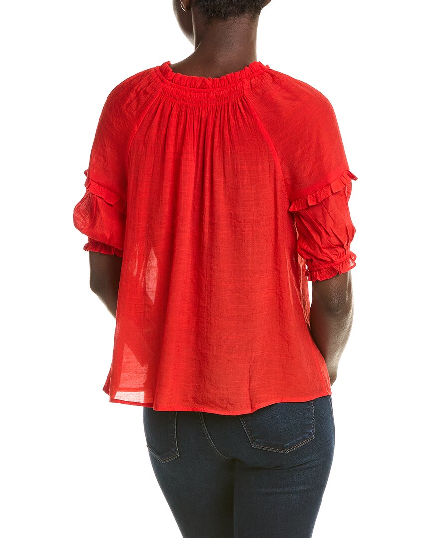 Nanette Nanette Lepore Ruffle Trim Blouse