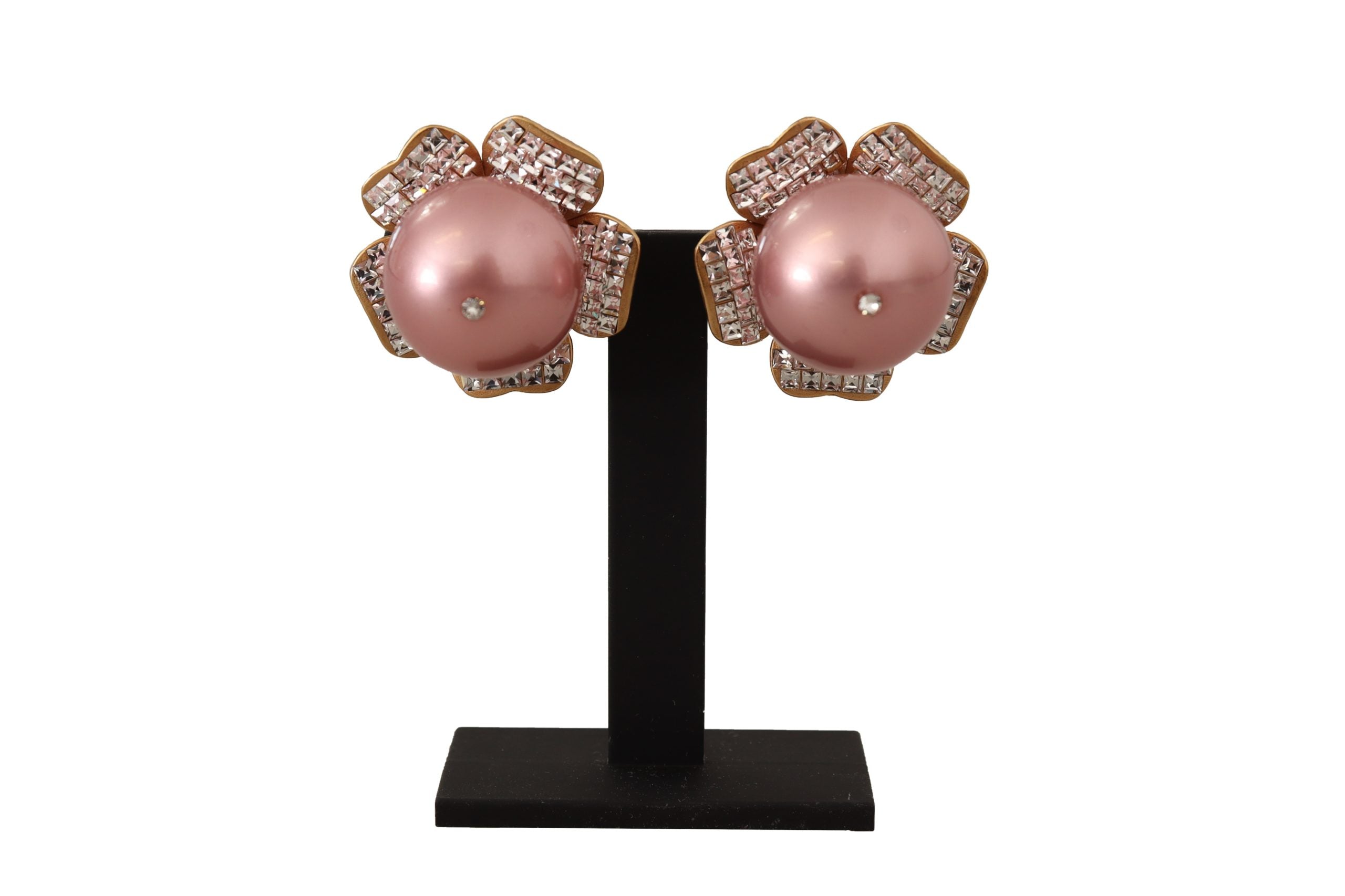 Dolce & Gabbana  Rose Pearl Earrings