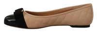 Salvatore Ferragamo Quilted Nappa Leather Ballet Flats6