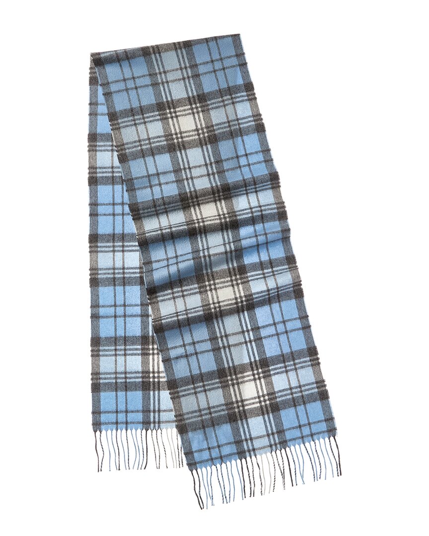 Amicale Cashmere Modern Tartan Cashmere Scarf