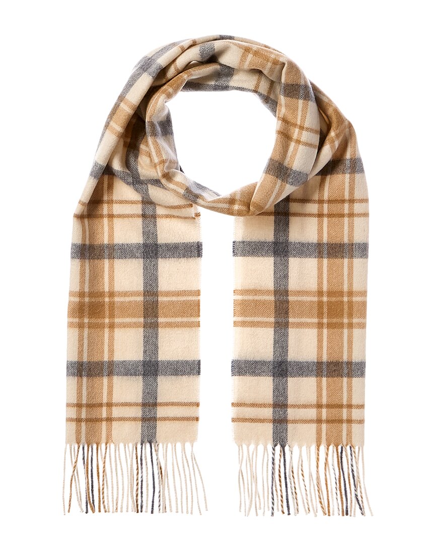 Amicale Cashmere Scottish Plaid Cashmere Scarf