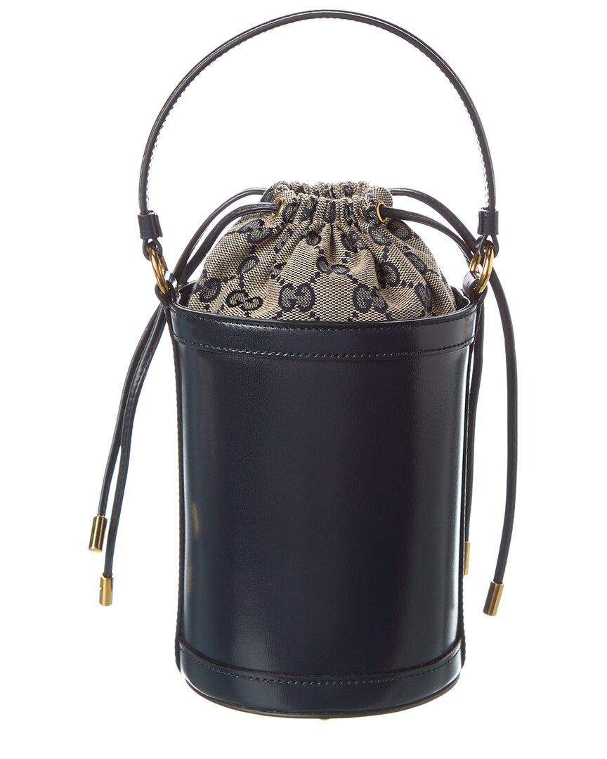 Gucci Ophidia Mini Leather Bucket Bag