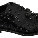 Dolce & Gabbana Leather Crystal Dress Shoes8