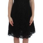 Dolce & Gabbana Floral Lace Shift Knee Length Dress3