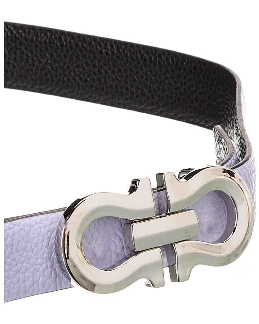 Ferragamo Gancini Reversible & Adjustable Leather Belt