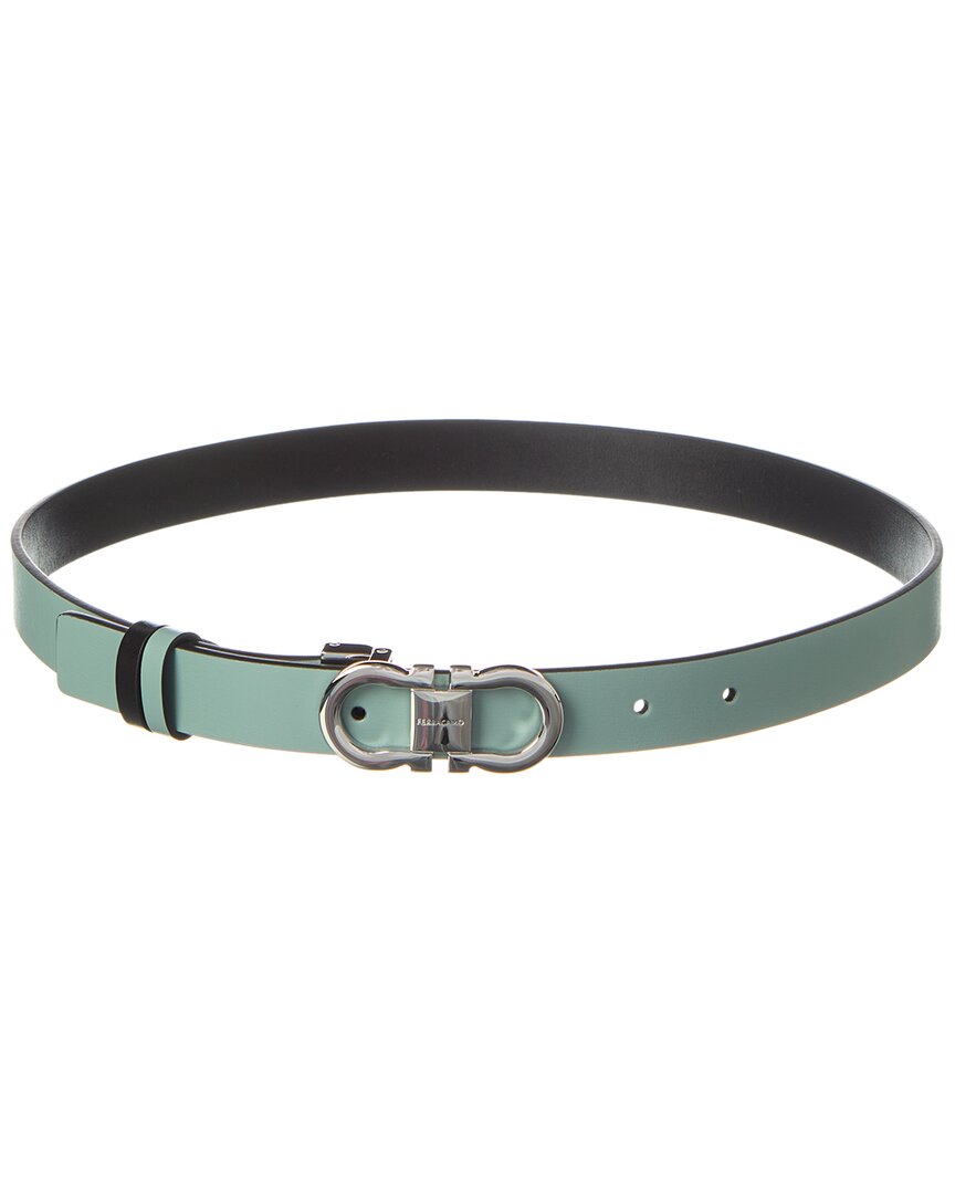 Ferragamo Gancini Reversible & Adjustable Leather Belt