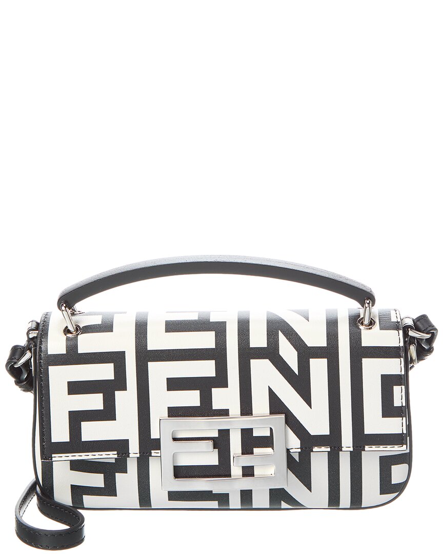 Fendi Logo Print Leather Phone Pouch1