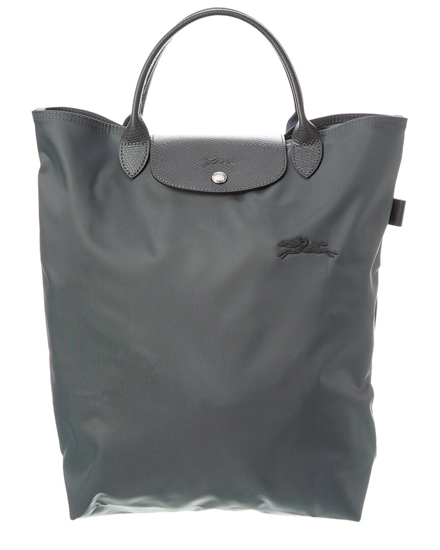 Longchamp Le Pliage Green Medium Canvas Tote