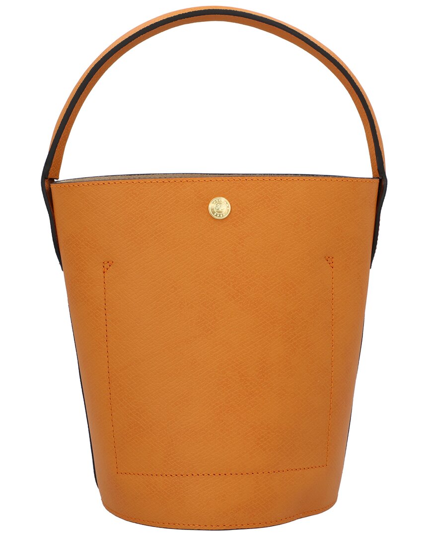 Longchamp Épure Small Leather Bucket Bag