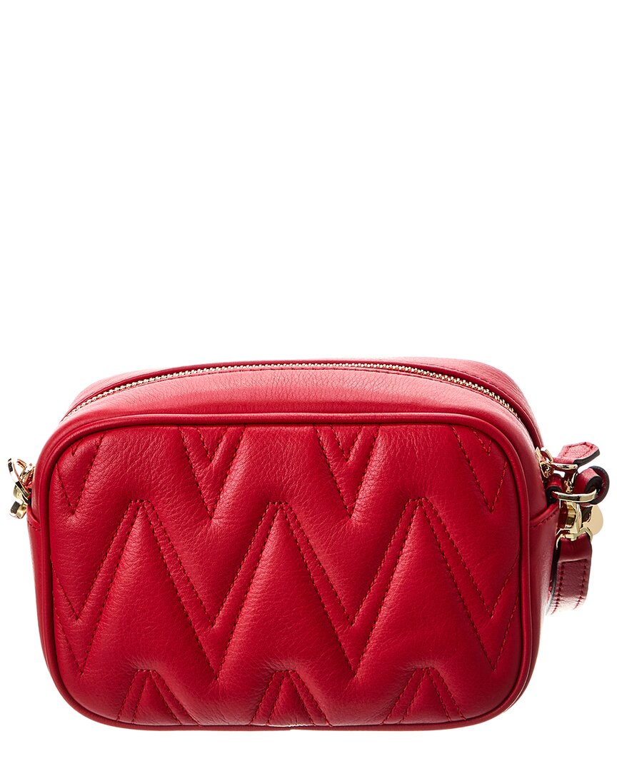 Valentino By Mario Valentino Amel Diamond Leather Crossbody