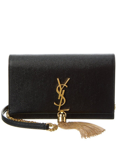 Saint Laurent Kate Leather Wallet On Chain