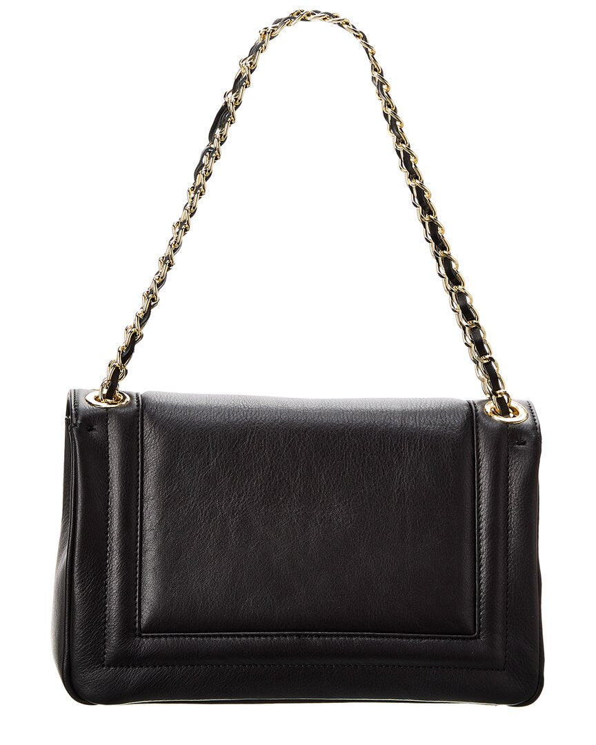 Valentino By Mario Valentino Alice Embossed Leather Shoulder Bag