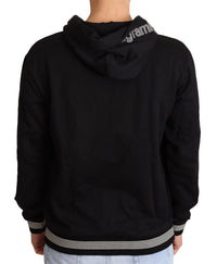 Dolce & Gabbana  Men's Black Hooded Sweatshirt with Embroidered Graphic18