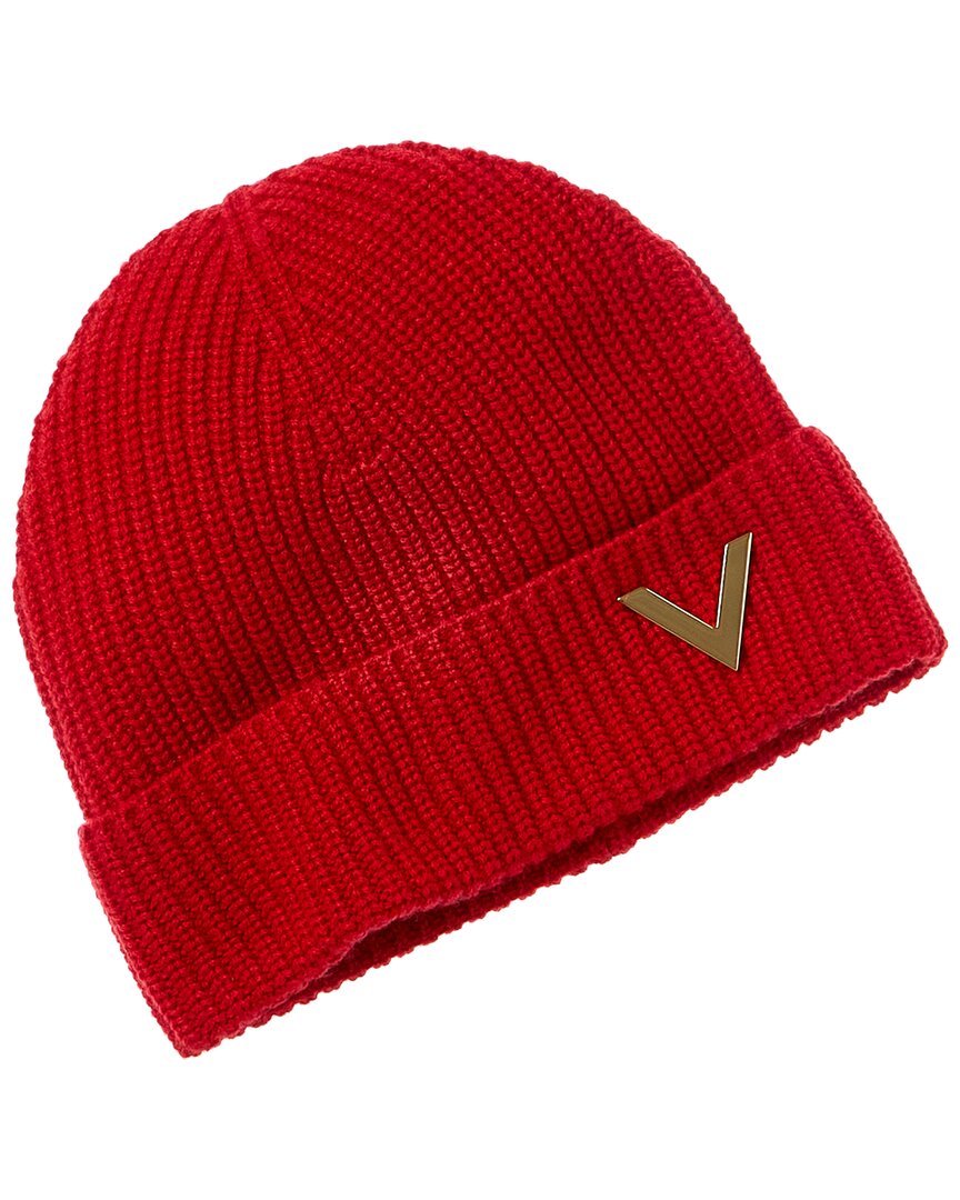 Valentino Vlogo Cashmere Beanie