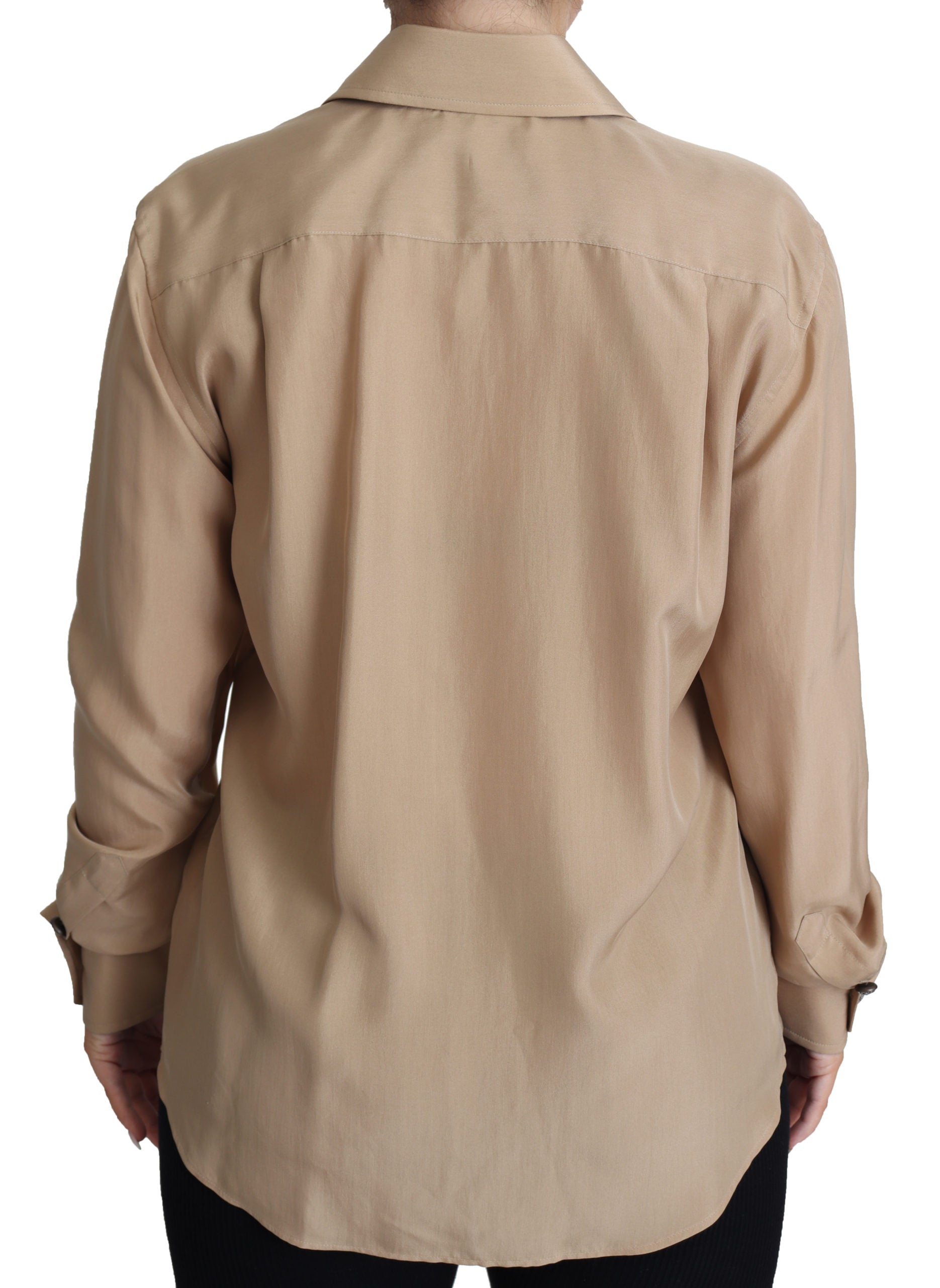 Dolce & Gabbana  Women's Silk Shirt - Beige