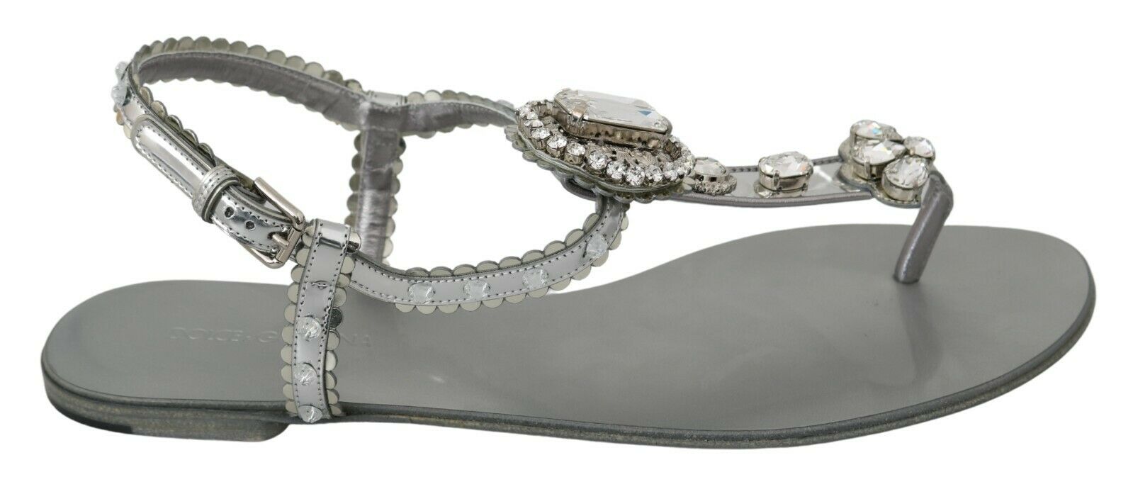 Dolce & Gabbana Gorgeous Crystal Flip Flops from Italy3