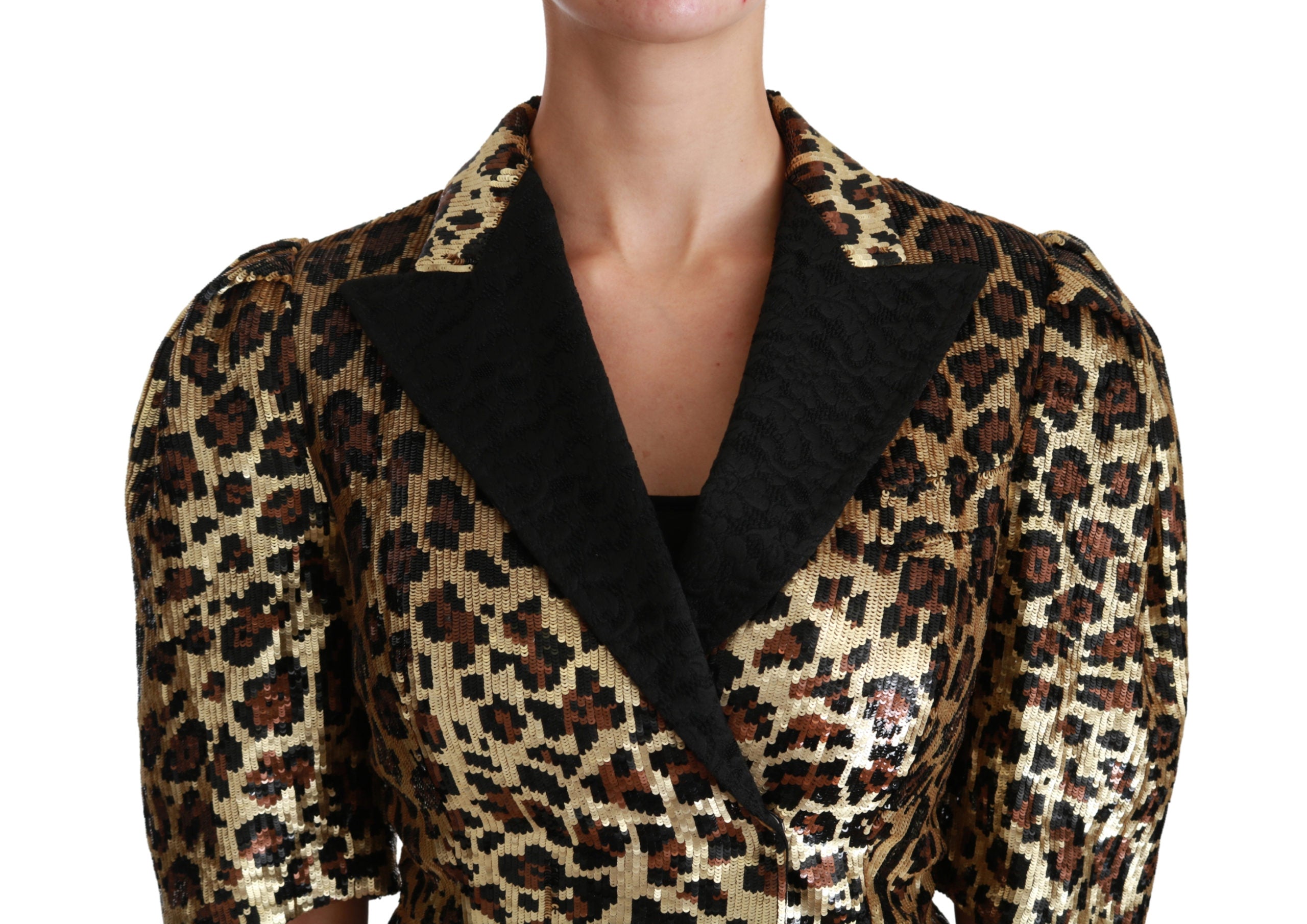 Dolce & Gabbana Leopard Sequined Jacket25