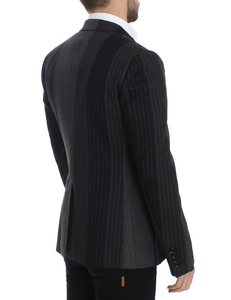 Dolce & Gabbana  Men's Double-Breasted Striped Wool Blazer