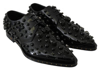 Dolce & Gabbana Leather Crystal Dress Shoes33