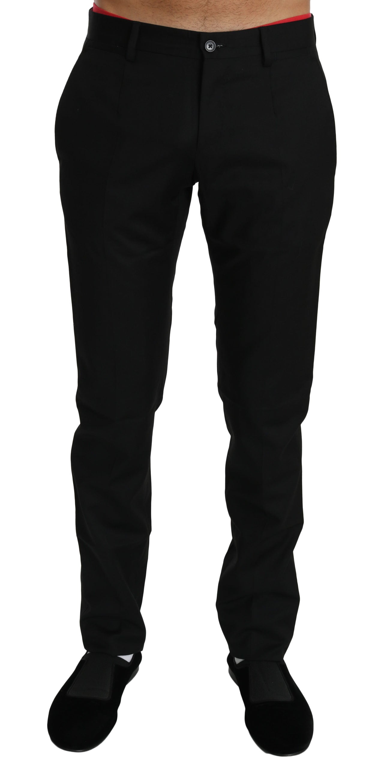 Dolce & Gabbana  Classic Fit Trousers in Black