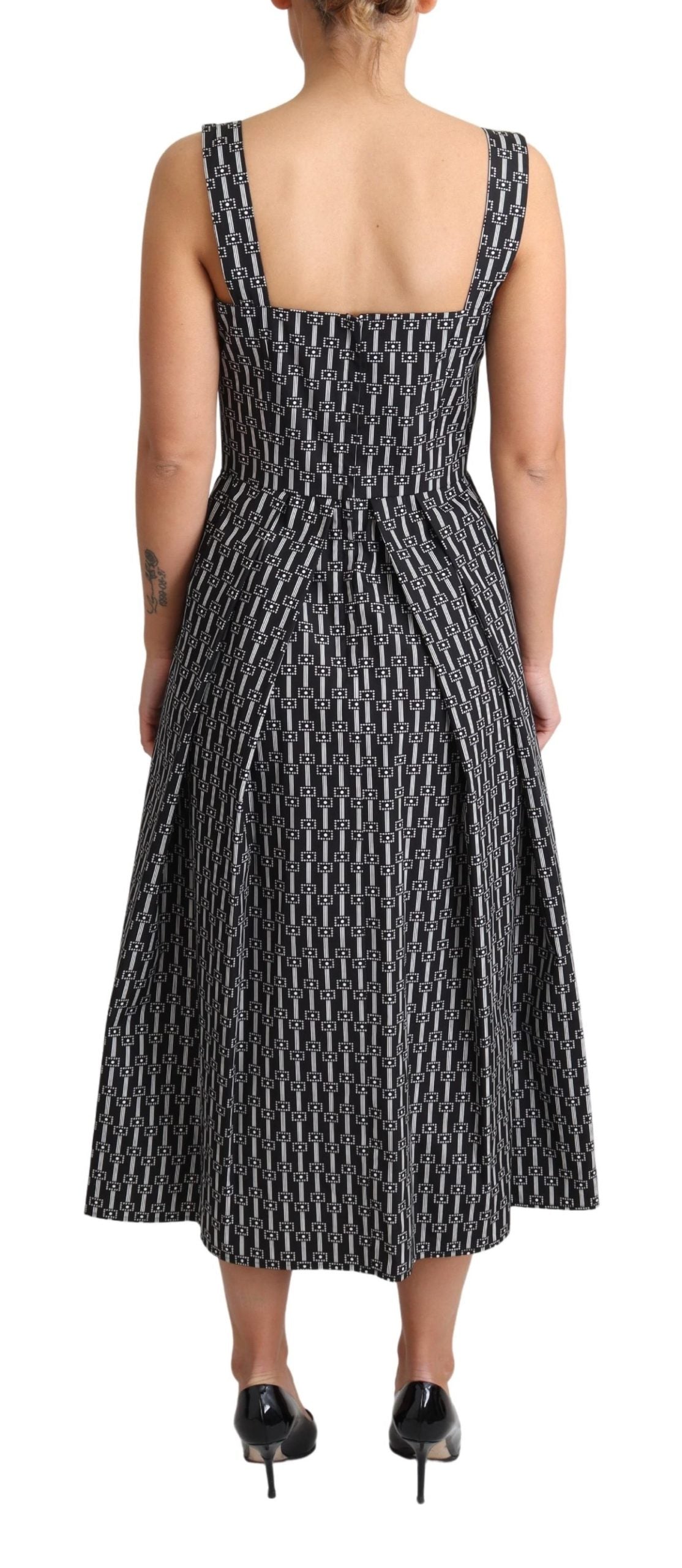 Dolce & Gabbana  Geometric Print Midi Dress