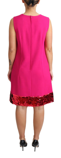 Dolce & Gabbana Fuchsia Sequin Sleeveless Dress31