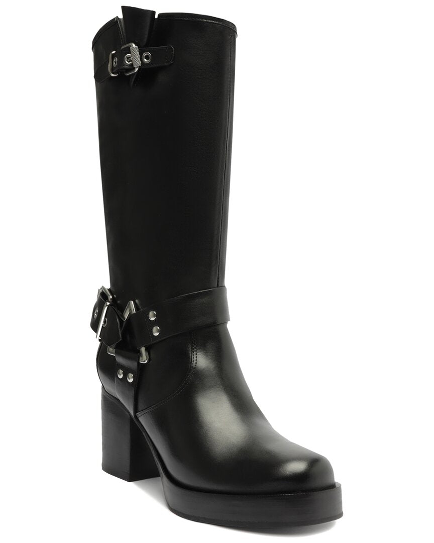 Schutz Kiara Block Leather Boot