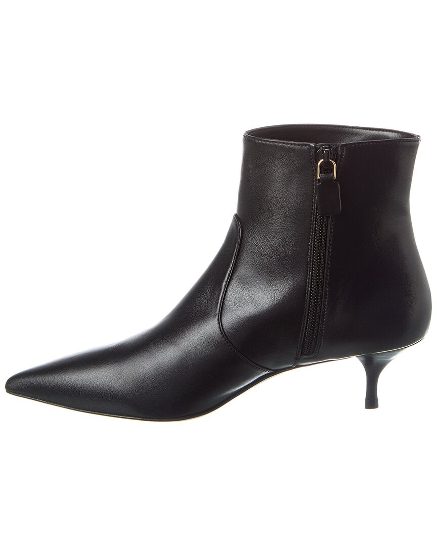 Stuart Weitzman Mara 50 Zip Leather Bootie