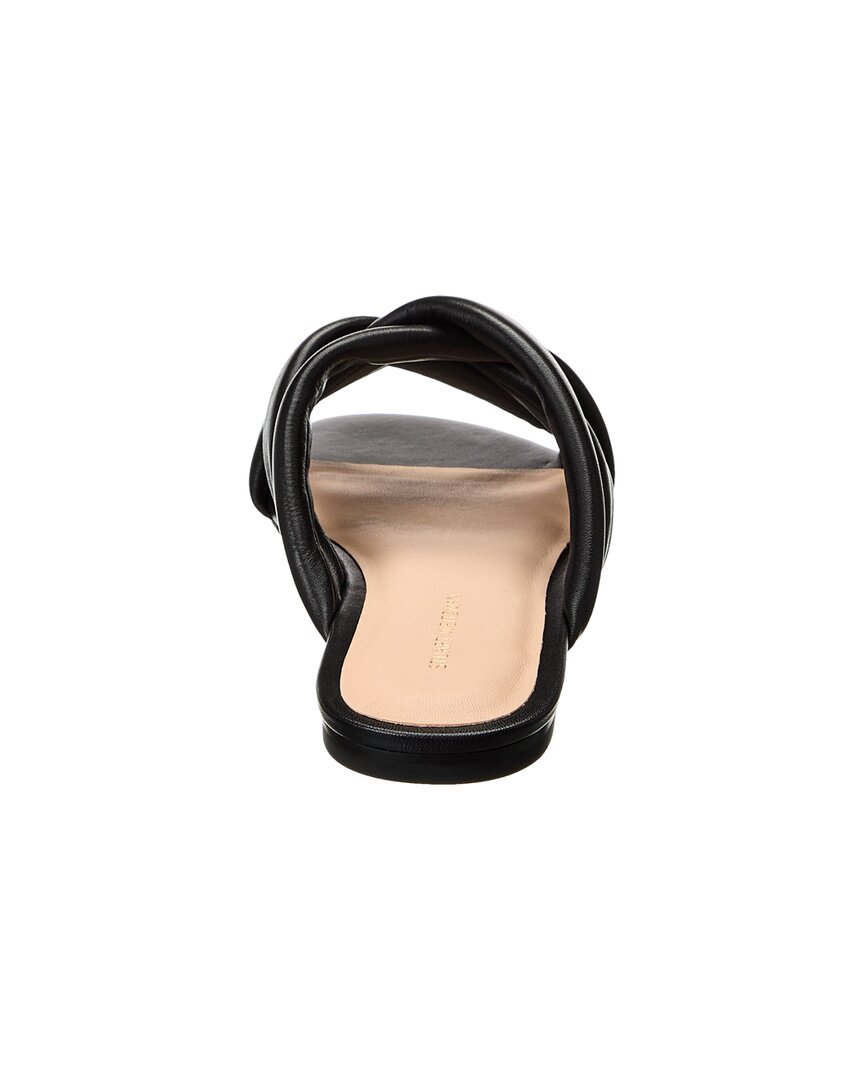 Stuart Weitzman Crossover Leather Slide