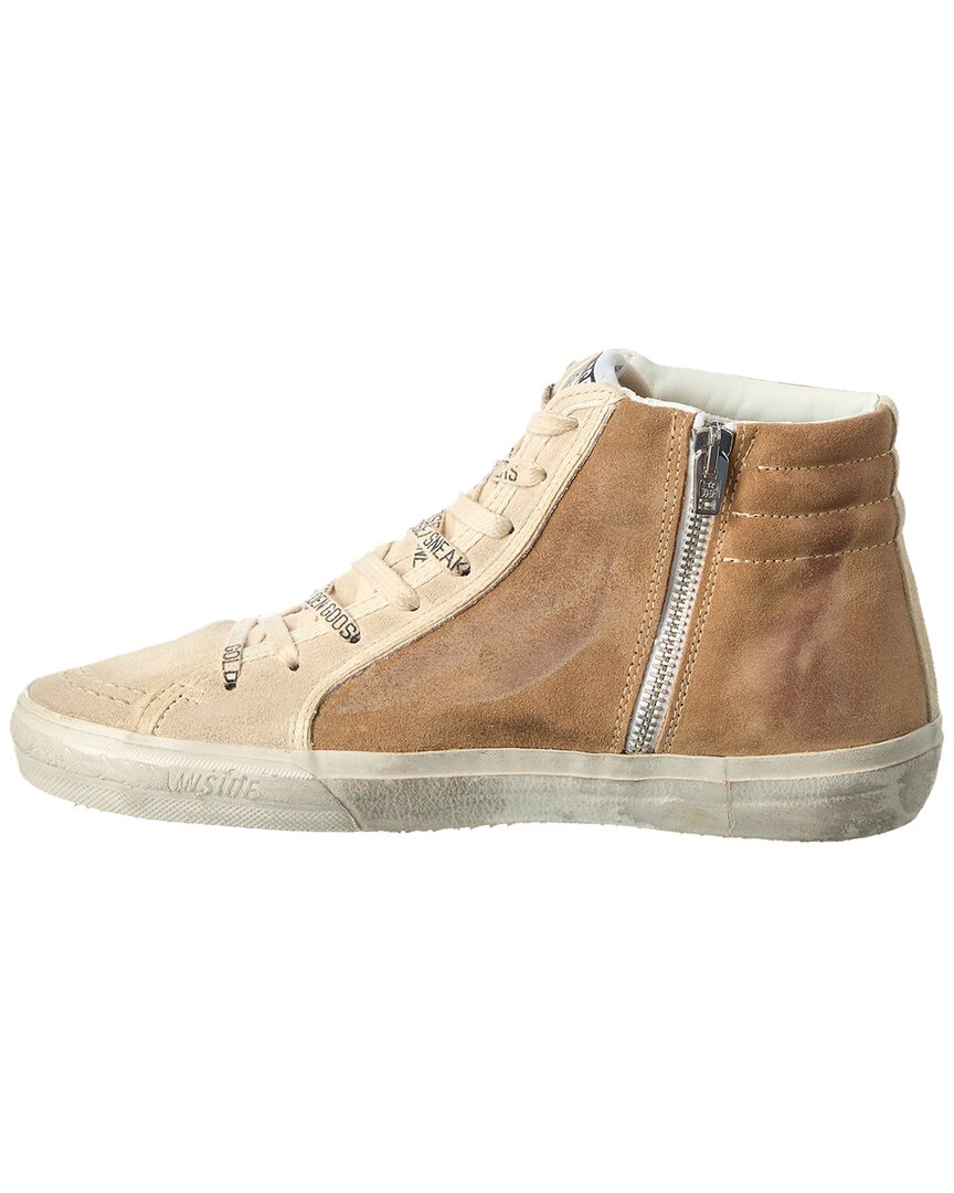 Golden Goose Slide Leather & Suede Sneaker