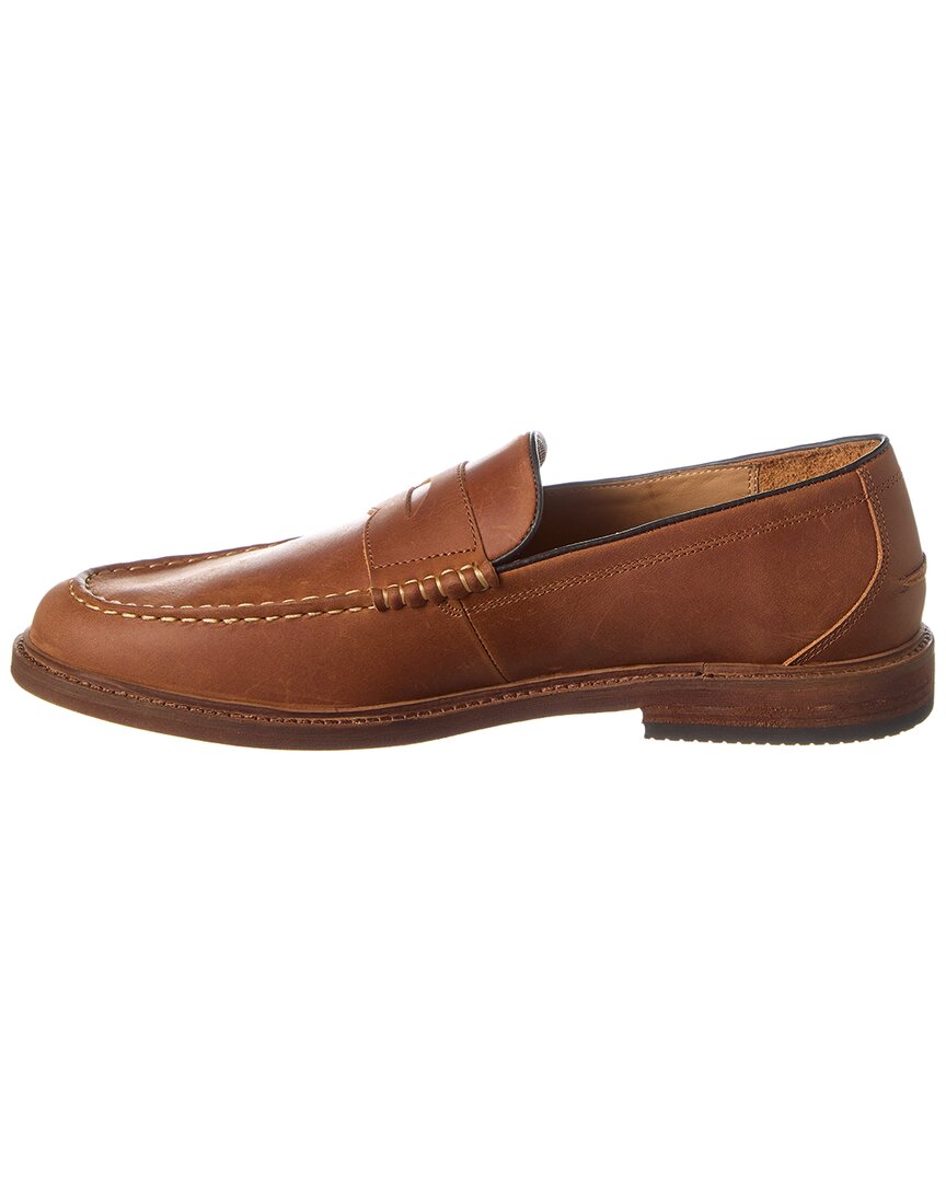 Warfield & Grand Apron Toe Leather Loafer