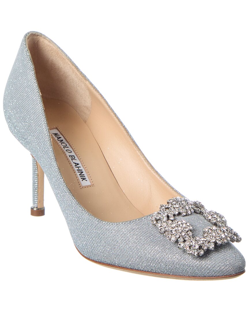 Manolo Blahnik Hangisi 70 Glitter Pump